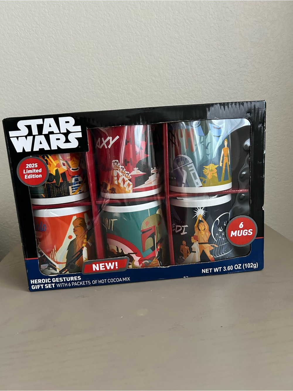 Star Wars Collector Mug Set - Red, Teal, Blue, Orange, Black